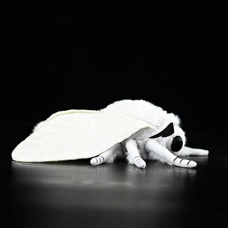 Lindo otoño Webworm juguete de peluche de alta calidad Hyphantria cunea realista suave simulación muñeco de peluche animales realistas modelo regalo