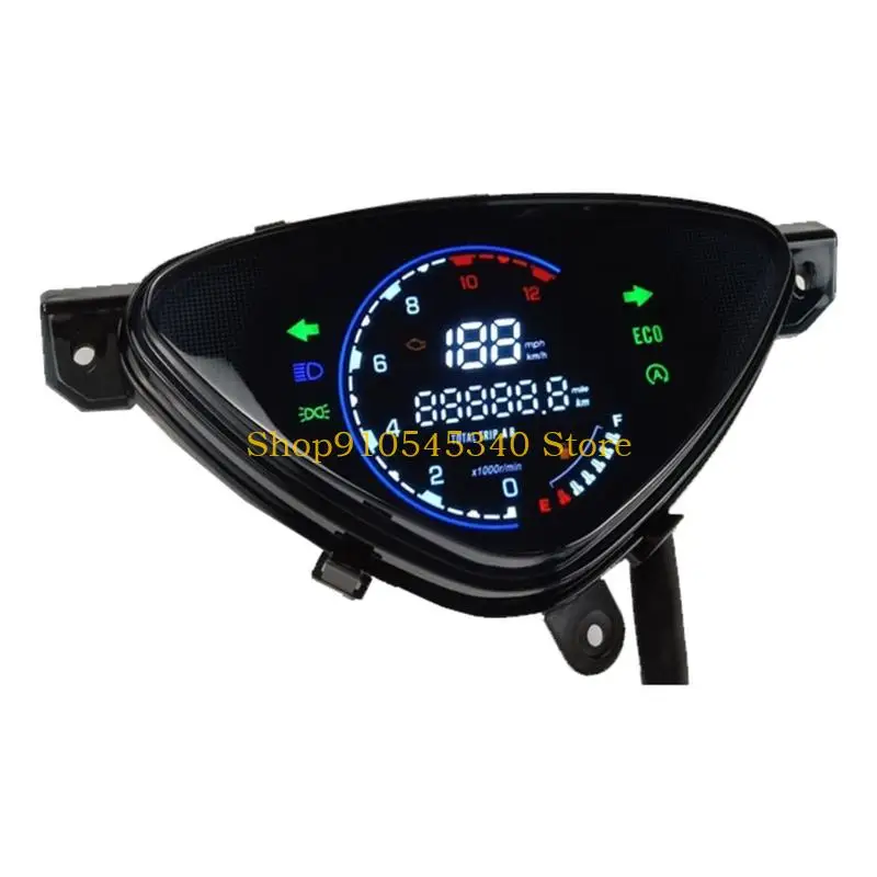 

U2JA Digital Display Speedometer Odometer Dashboard Suitable for Mio110 SPORTY Waterproof Motorbike Instrument LED Tachometer