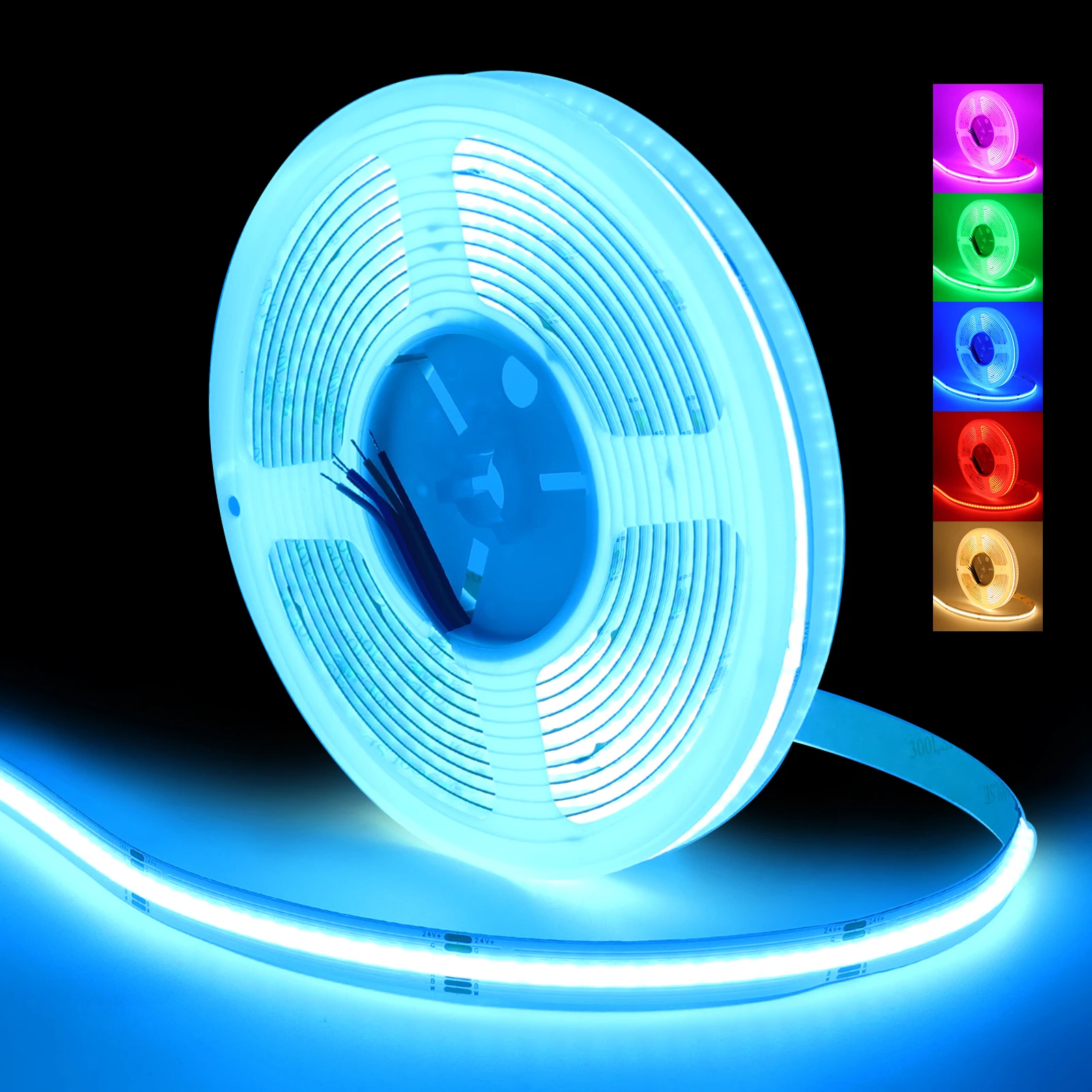 24V RGBW RGBWW COB LED Strip Light 784LEDs Flexible LED Tape Ribbon IP20 IP67 COB Lights Hight Density Linear Light Home Decor