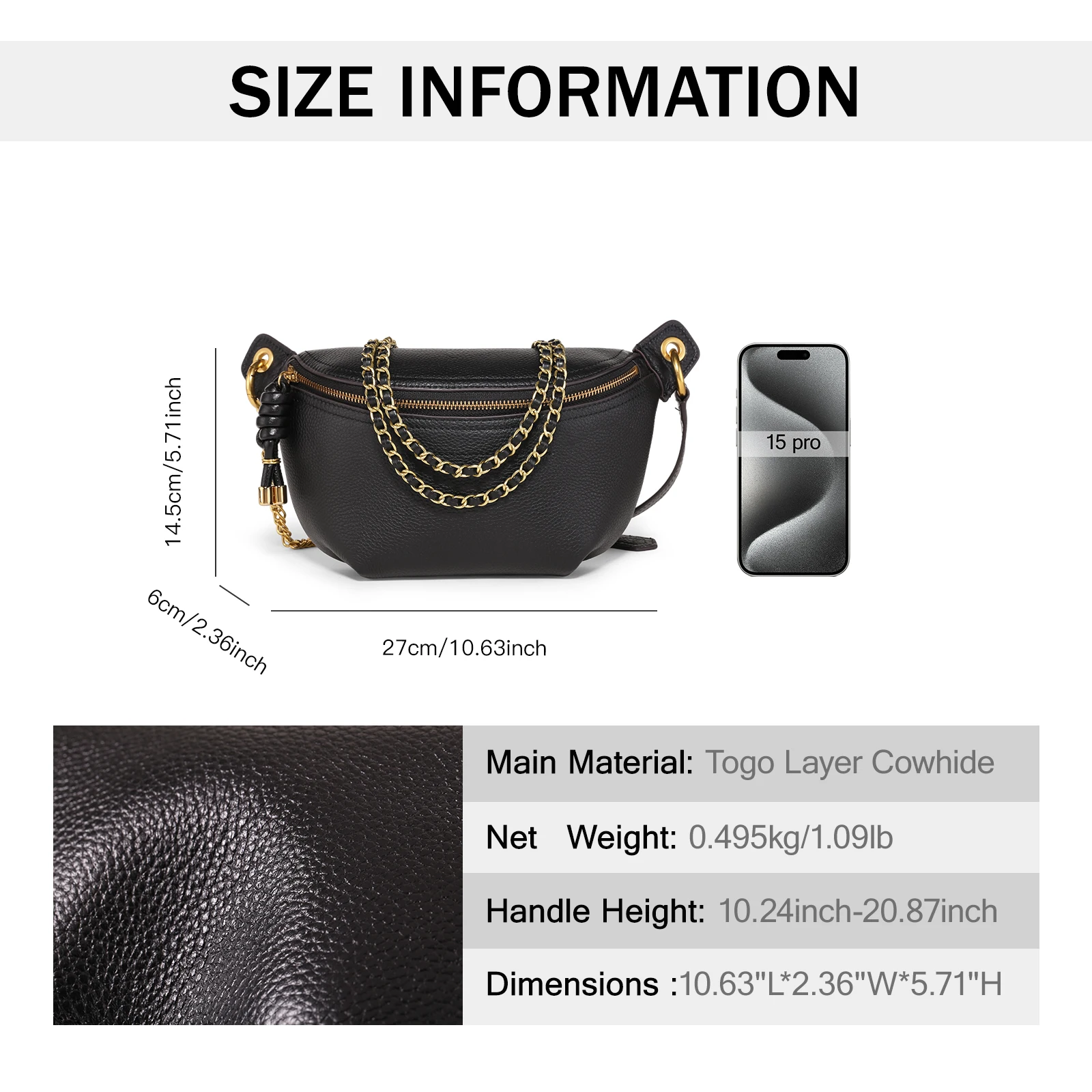 TOUTOU Women Chest Bag for Halloween Christmas Gift Original Designer Brand Replica Waist Pack Fashion Portable Purse Handbag