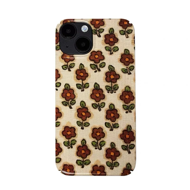 

Red Small Flower Phone Case for IPHONE 17 Air 16E 15 PROMAX 14 Plus 13 12 MINI 11 PRO 16Plus XR XS MAX SE Acrylic Phone Cover