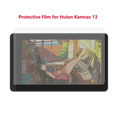 Película protectora antideslumbrante adecuada para monitor de tableta gráfica HUION Kamvas 13
