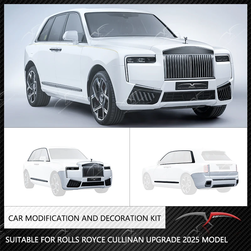 Geschikt voor Rolls Royce Cullinan geüpgraded 2025 voorbumper koolstofvezel automodificatie en decoratieaccessoires