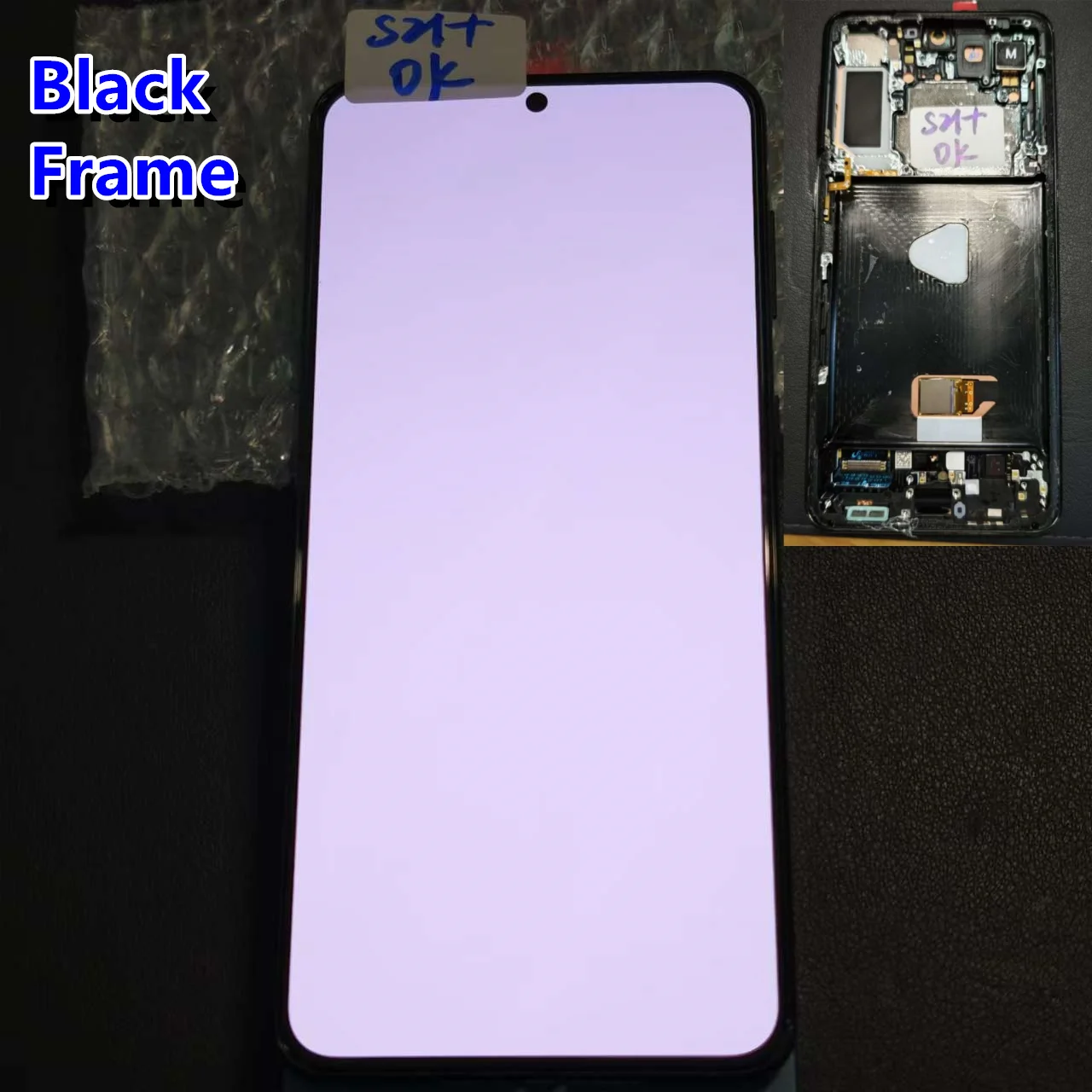 AMOLED Defect Black Dot  Line Display Touch Screen For Samsung Galaxy S21+  PLUS 5G G9960 G996F G996U LCD Display NO Frame