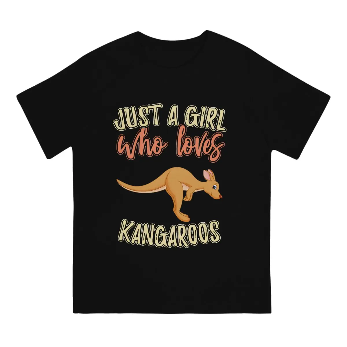 Just A Girl Who Loves Special TShirt Kangaroo Leisure T Shirt Summer T-shirt For Adult