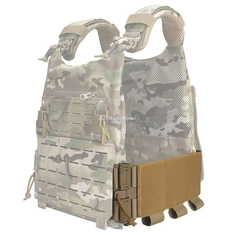 Set fibbie a sgancio rapido per gilet tattico-molle con fascia da smoking in nylon a sgancio rapido