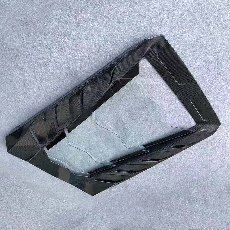 High‑Quality MSY‑Style Wet Carbon‑Fiber Glass‑View Rear Engine Hood, Aftermarket Supercar Exterior Tuning Spare Parts 2014‑2018