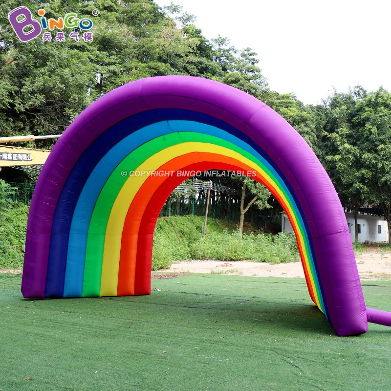 Fancy Inflatable Rainbow Arch Inflatable Blow up Colorful Arch For Party Decoration-Sale-BG-A1404