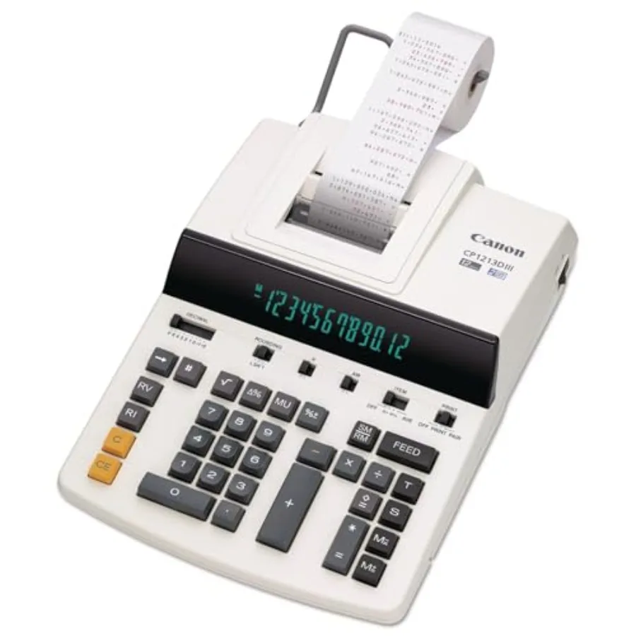 

Настольный калькулятор печати с 6-дюймовым рулоном бумаги для офиса и учета. Компактный дизайн. Измерение 6 x 11 x 17 идеально подходит для офиса и учета.