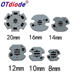 LED PCB-冷却ボード,ヒートシンク,ベースプレート,DIYライト,10個,100個,500 xペ,xte,xpg,3535mm, 16mm, 14mm 12mm、8mm