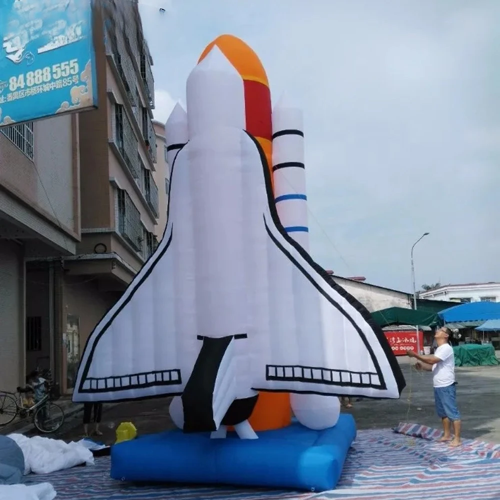 spacecraft largeAirshow giant inflatable  inflatable space shuttle advertising rocket model for activities and exhibitions custo