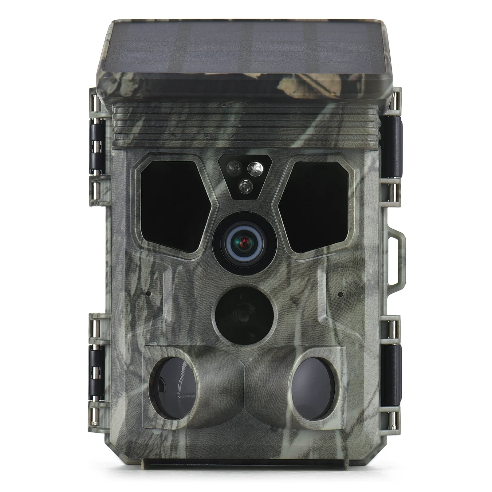 

4K 50MP Солнечная камера 120 ° Игровая камера с углом обнаружения, ночная IP65, водонепроницаемая охотничья камера для мониторинга дикой природы