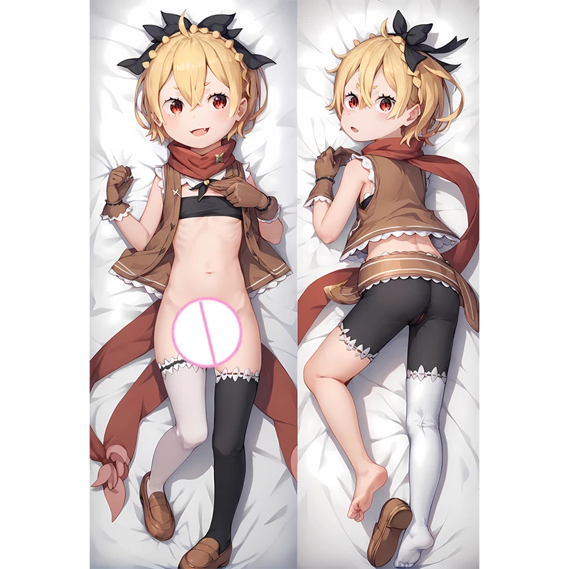 

Dakimakura Anime Pillow Cover Young Girl Tits Double Sided Print Life-size Body Decoration