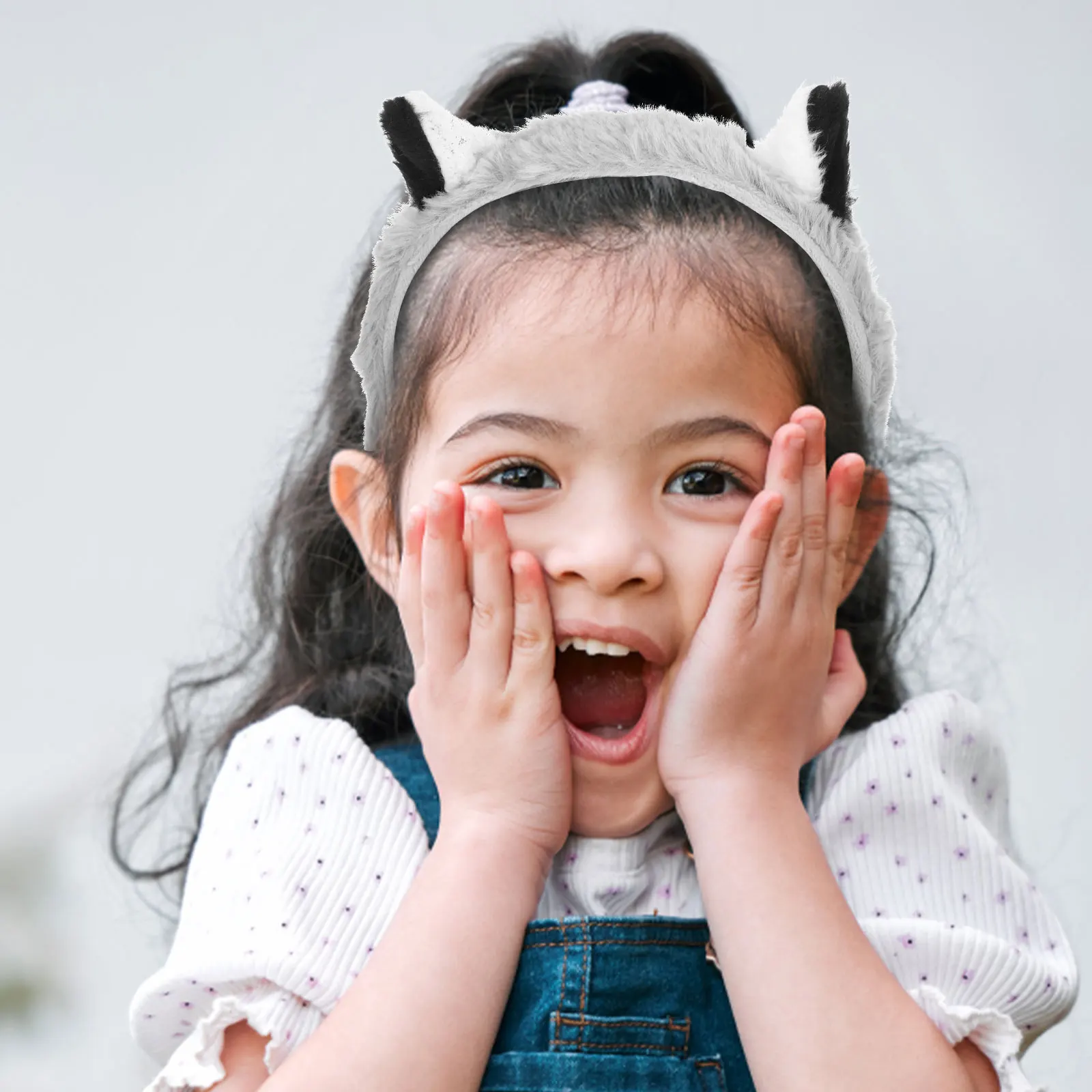 Hoofdbanden Hoofdtooi staart Set Cosplay Kostuum Cartoon Oren haarhoepel kinderen podium uitvoeren Dress Up