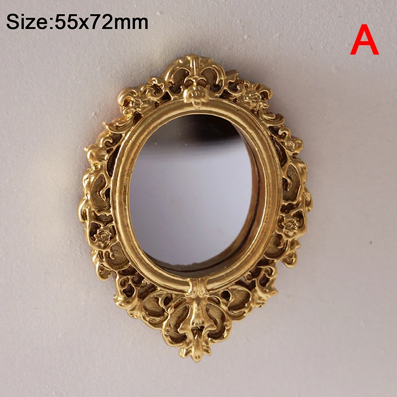 Cadres de photo de style européen pour décor de maison de courses, miroir rétro, meubles d'ornement 