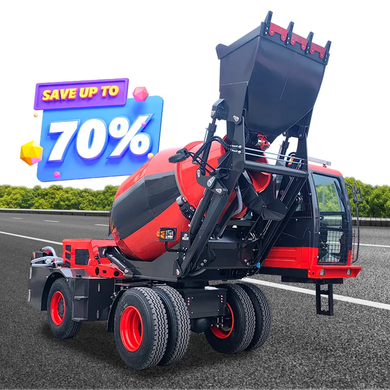 Premium Quality High strength Mixing transport mini concrete mixer truck self loading concrete mixer truck mini concrete mixer t