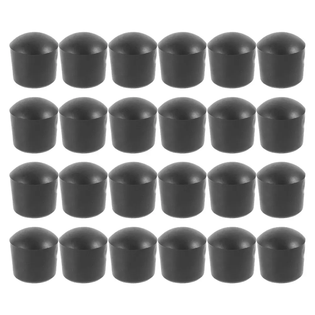 

24pcs Caps Replacement Caps Rod Cover Pvc Wear Resistant Foosball Pole End Cap Table Soccer Accessories Table Football Pole End