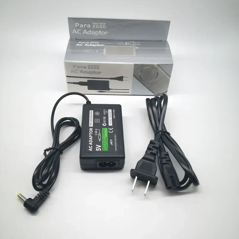 Início carregador de parede AC adaptador, cabo de alimentação para Sony PSP Host, ACCU, PSP1000, 2000, 3000, fonte e jogo