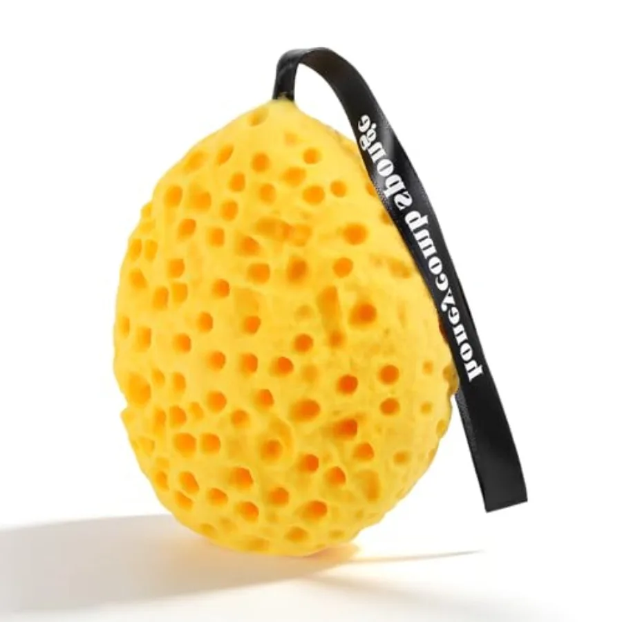 

Bath Sponge Foam Loofah Honeycomb Body Scrubber Exfoliator Exfoliating Body Scrubber for Sensitive Skin Friendly for Daily Use