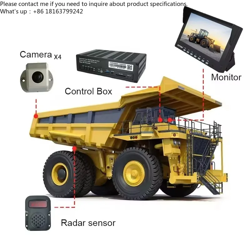 

HD 4-6CH 6 3D 360 Degree AVM Surround Bird View Panorama Vehicle AI Truck Bus Car System for Truck RV Bus Camper