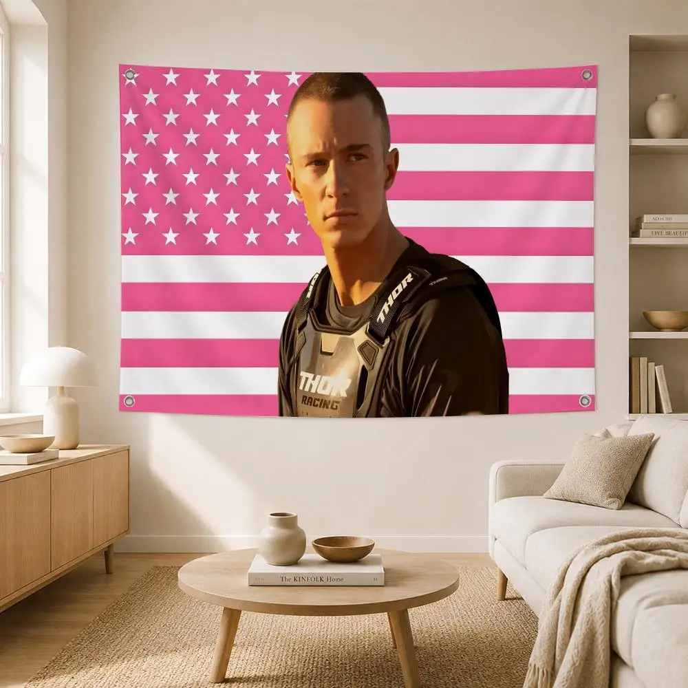 TV Series Character Rafe Cameron Flags Home Yard Garden Wall Hanging Flag Indoor Outdoor Banner Decor for Patio Backdrop Art