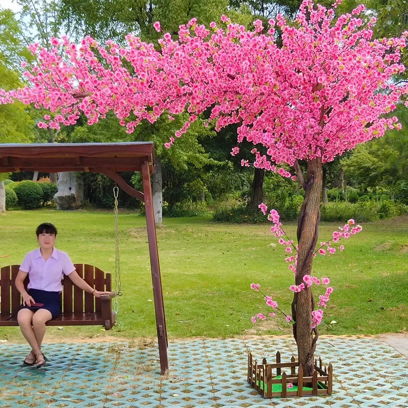 Simulated Cherry Blossom Christmas Tree, Large Artificial Peach Tree, Outdoor, Wedding, Hotel, Home, Garden Decoration