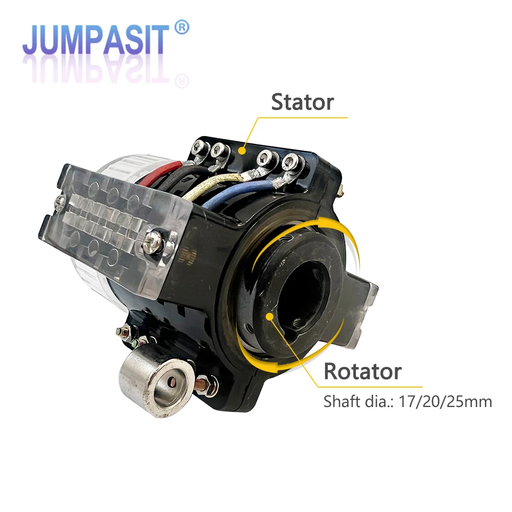 Jumpasit 4 Way Unitary Slip Ring Collectors 20mm 25mm ID 10A 15A Automatic Parts Rotary Connector for Drum Winch