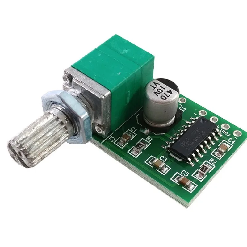 PAM8403 Mini 5V Digital Amplifier Board With Switch Potentiometer USB Powered Stereo Audio Module