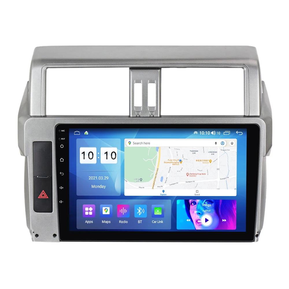 

MEKEDE MS Android 12 8+256G Car Video 2 Din for Toyota Prado 2013-2017 Android 360 Camera Car-play BT Android Auto Radio