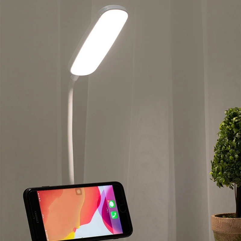 

Светодиодная настольная лампа для ухода за глазами, 3-цветная сенсорная настольная лампа с бесступенчатой регулировкой яркости для общежития, прикроватная тумбочка белого цвета