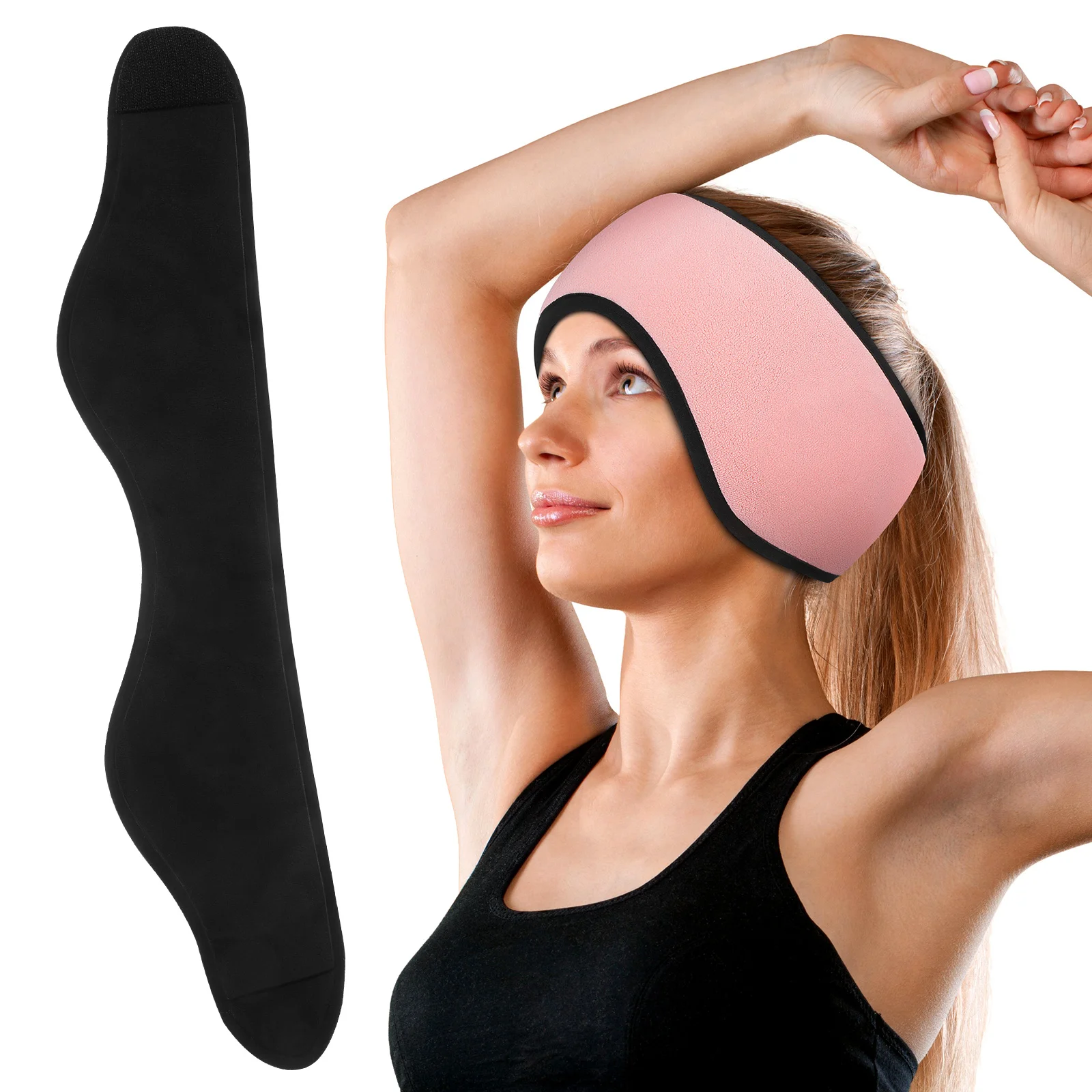 2 قطعة غطاء للأذنين النوم لينة خفيفة الوزن للحد من الضوضاء يغطي الأذن للبالغين الرجال النساء مريحة تناسب النوم تدفئة الأذن #2