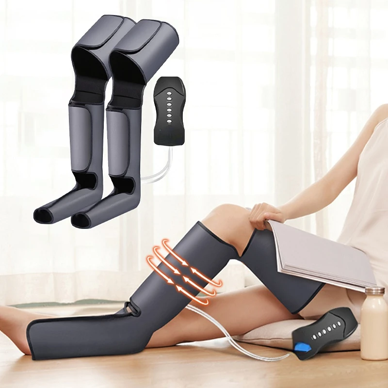 Leg Massager for Circulation and Relaxation with Heat Foot and Calf Massage Air Compression