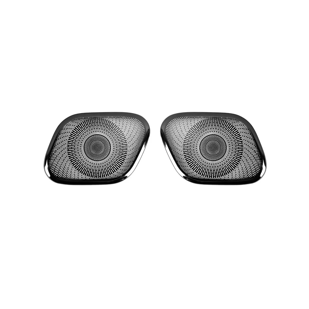 

2 шт. для Xpeng G7 2025 2026 передний ряд крыши звукового сигнала аксессуары для внутренней модификации из нержавеющей стали аудио декоративная нашивка