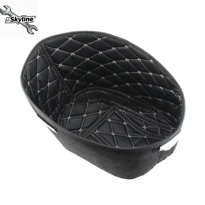 Motorcycle PU Rear Trunk Cargo Liner Protector Seat Bucket Pad for gts300 Sprint125  Primavera150 GTS 300 accessories