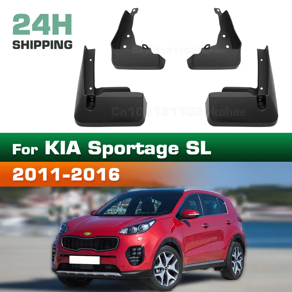 Para kia sportage (sl) 2011 2012 2013 2014 2015 2016 fender paralama mud flaps guarda respingo flap paralama acessórios do carro