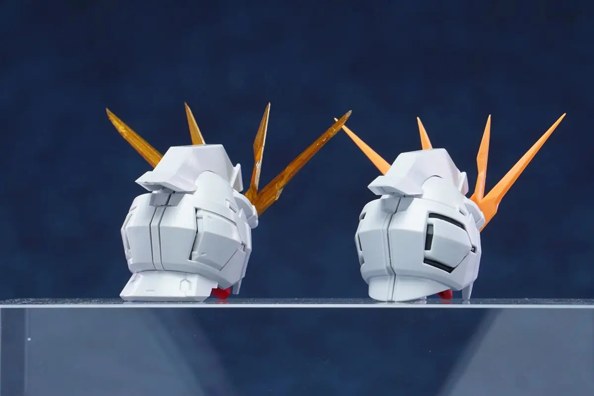 새로운 재고 있음 Farmers Creations 모델 Zhaocai Moo 1/100 Mg Nu Ver.Ka Rx-93 헤드 피팅 Gk 스타일링 조립 모델 키트 로봇 모델