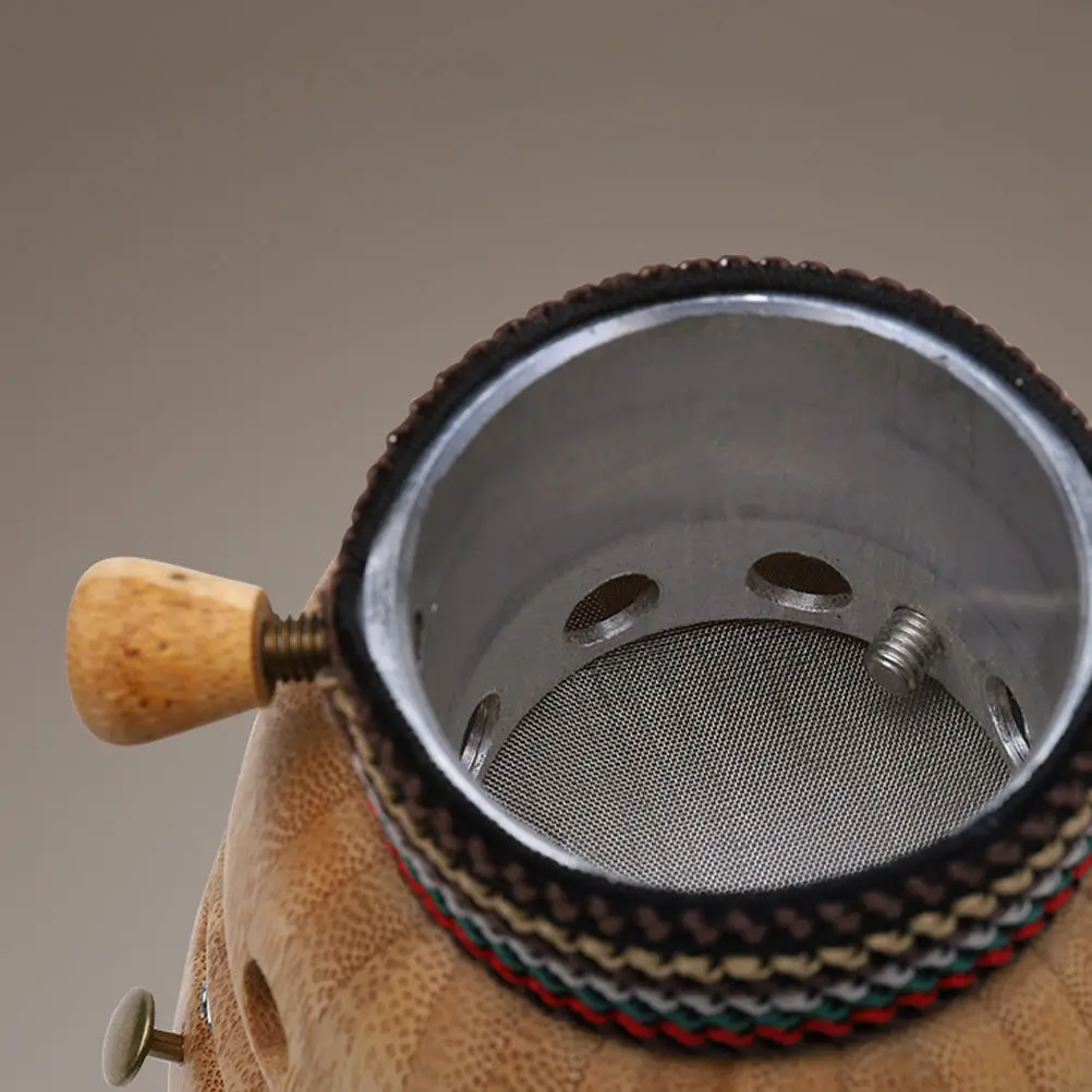 

Moxa Box Portable Moxibustion Burner Holder Mini Size Stylish Appearance Anti Fire Bottom Ring Moxa Ash Mesh Heat Tool