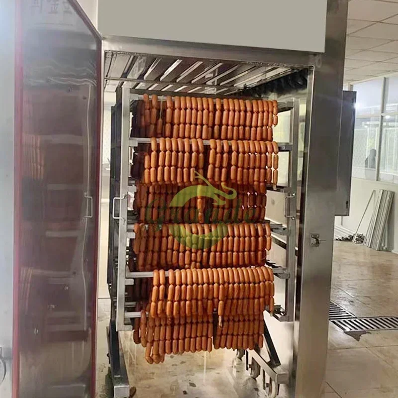 Food automatic smoking oven, fish, sausage, chicken, turkey, salmon, duck, beef smoking oven