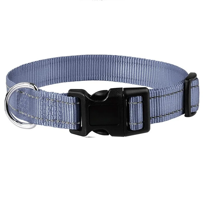 Reflective Nylon Dog Collar For Small Medium And Large Dogs_voghion.com