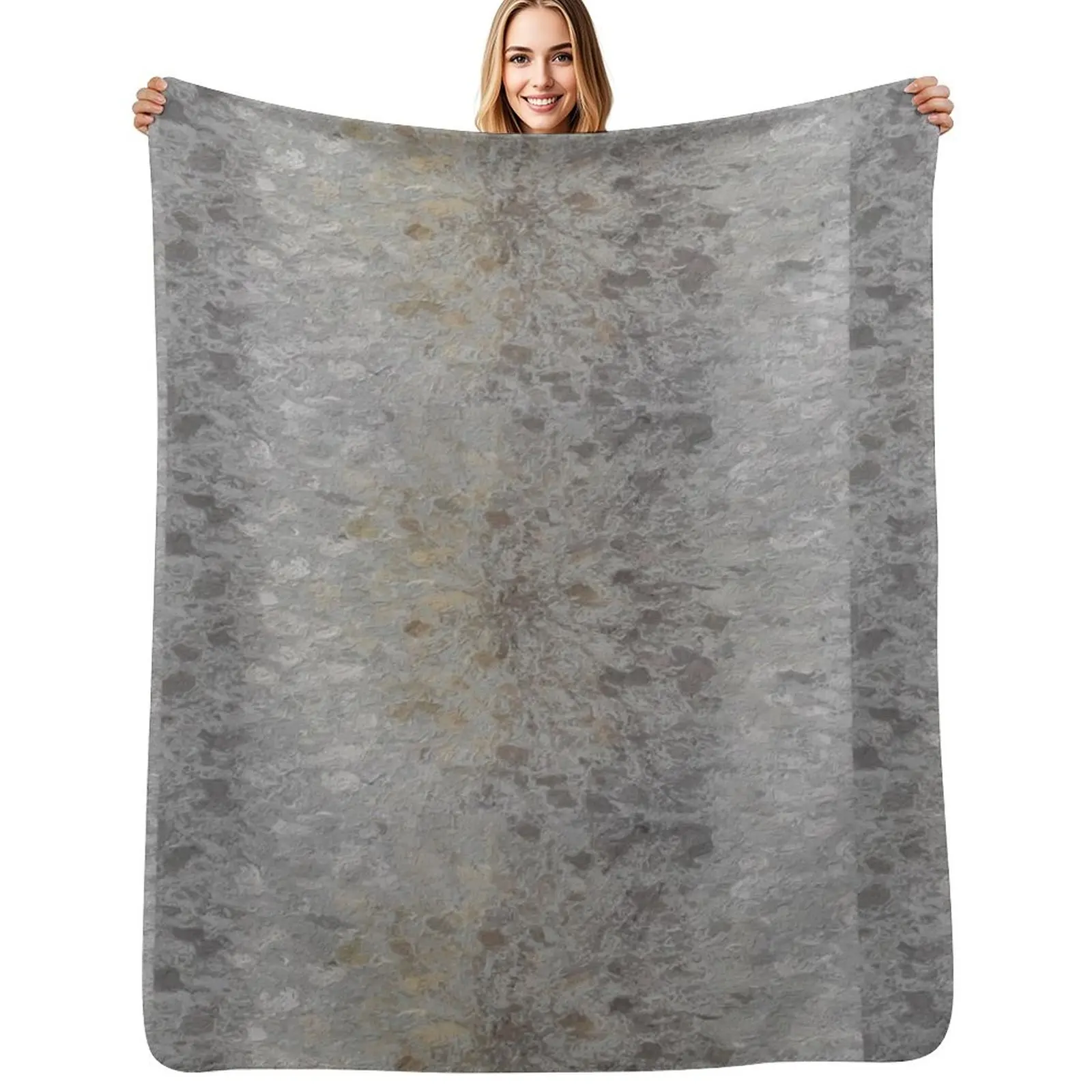 

Silver and Gold Throw Blanket Flannel Fleece Soft Warm Throw Blanket