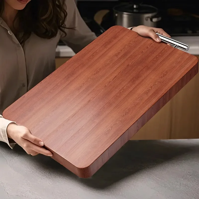 Household solid wood cutting board for kitchen