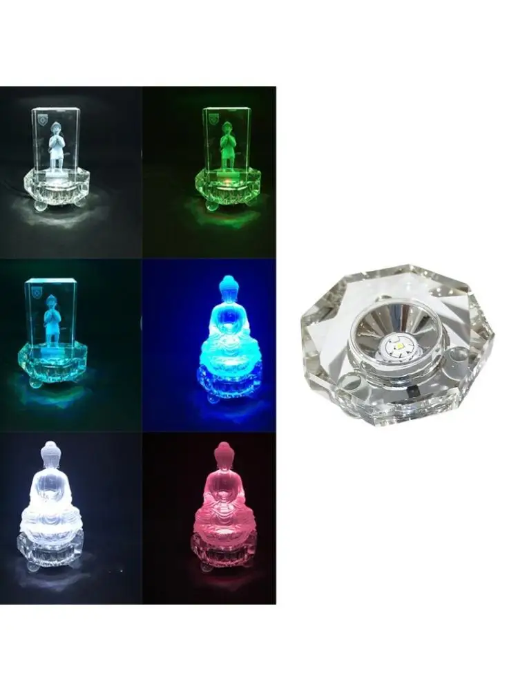 

31BB Illuminated Stand With Multiple Color Effects and Stable Base Designs Suitable for Exhibition Cabinets and Gift Displays