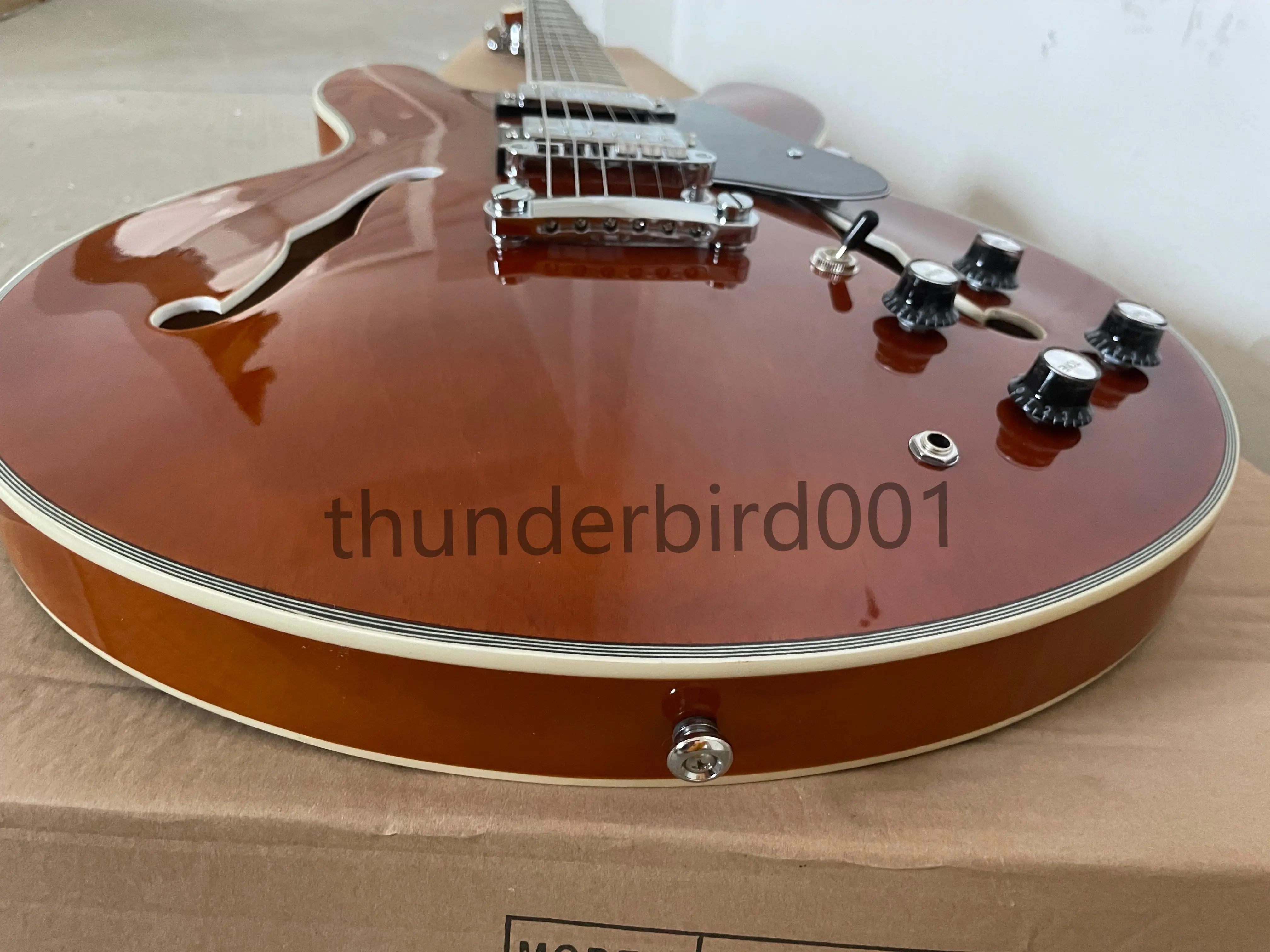 أجهزة كروم للجيتار الكهربائي بنصف جودة عالية 335 لموسيقى الجاز