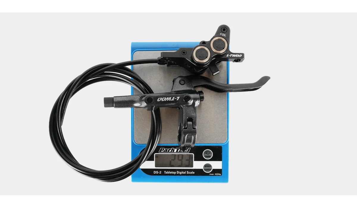 LTWOO 4-Kolben MTB Hydraulisches Scheibenbremsen-Set für Flachlenker Fahrrad Vordere und Hintere Hydraulische Bremssättel Bremshebel Schlauchadapter Fahrradteile – Detail 4