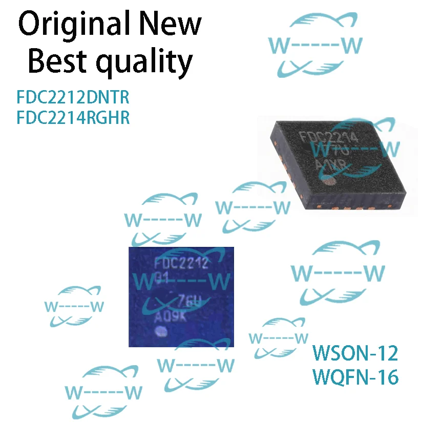 (2-10 PCS) FDC2212DNTR FDC2214RGHR FDC2212 FDC2214 WSON WQFN IC CHIP