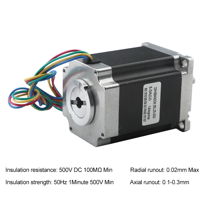 NEMA 23 NC Stepper Motor 76x56.4mm 3A 1.8Nm D=6.35mm 8mm 4 Pins For CNC Router Engraving Milling Machine