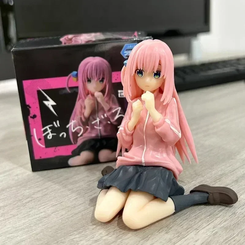 Figura de acción BOCCHI THE ROCK Gotoh Hitori, personaje de Anime, modelo Kawaii lindo, adornos, Colección, exhibición de escritorio, juguete de regalo, 8cm