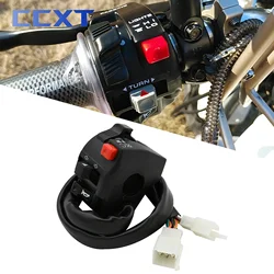 Motorcycle Electric Start Switch Horn Turn Signals Indicator Switch Far Near Light Button For Yamaha KTM Honda Kawasaki ATV Etc