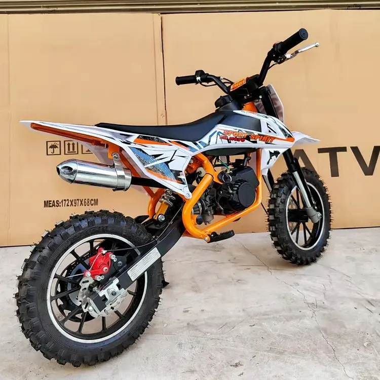 Small Dirt Bike All Terrain Mountain ATV 2 Wheel Fuel Dirt Motorcycle Fuel 4 Stroke