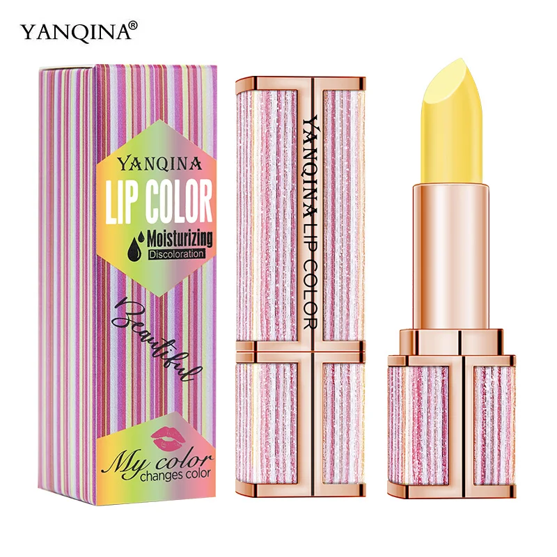 YANQINA Color Changing Lipstick Nutritious Carrot Extracts Lip Balm Waterproof Lips Makeup Care Moisturizer Cosmetics Lipbalm